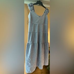 Old Navy Gingham Maxi Dress